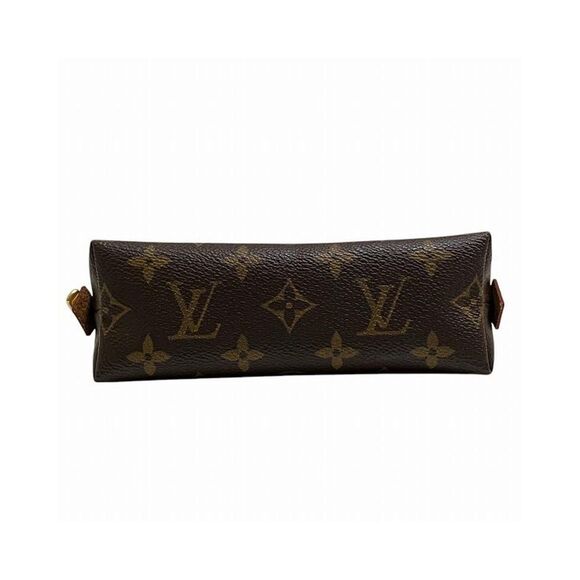 Pre Loved Louis Vuitton Cosmetic Pouch Women Brown Clutches - Picture 3 of 8